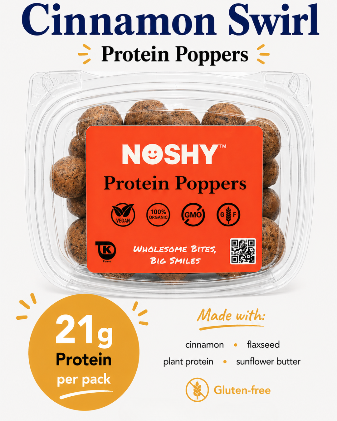 Cinnamon Swirl Protein Poppers