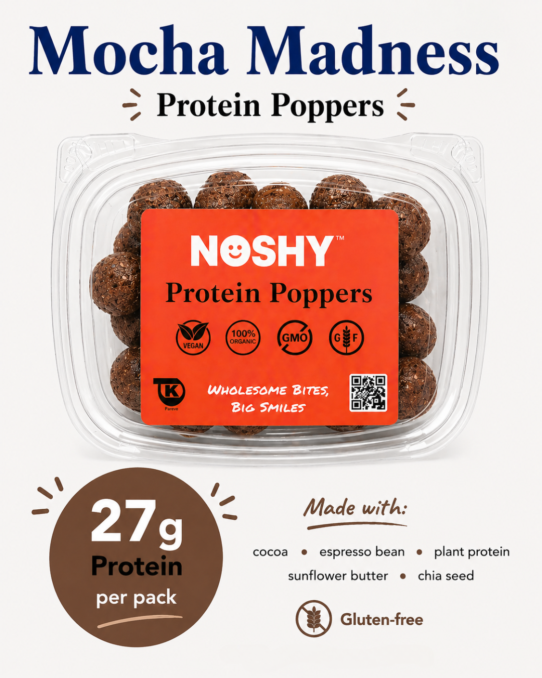 Mocha Madness Protein Poppers (3-Pack)